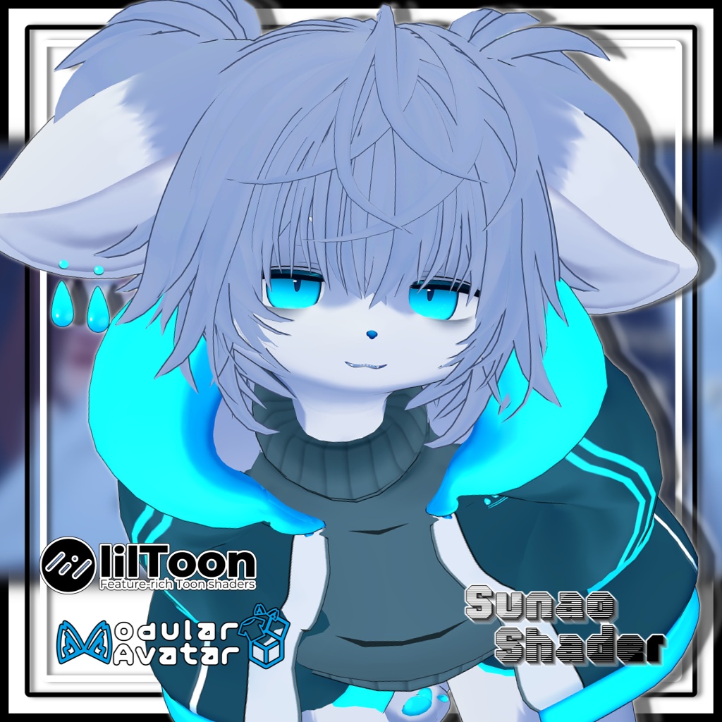 【複数アバター対応】ボリュームハイツインテール/Volume high Twin tails hair【MA対応】