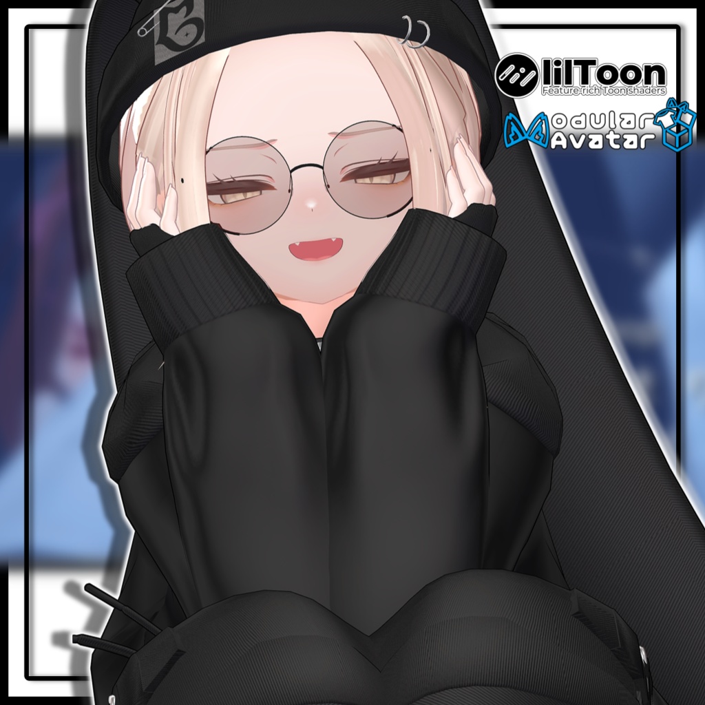 【10アバター対応】メンズポニーテール/long hair tied back【MA対応】