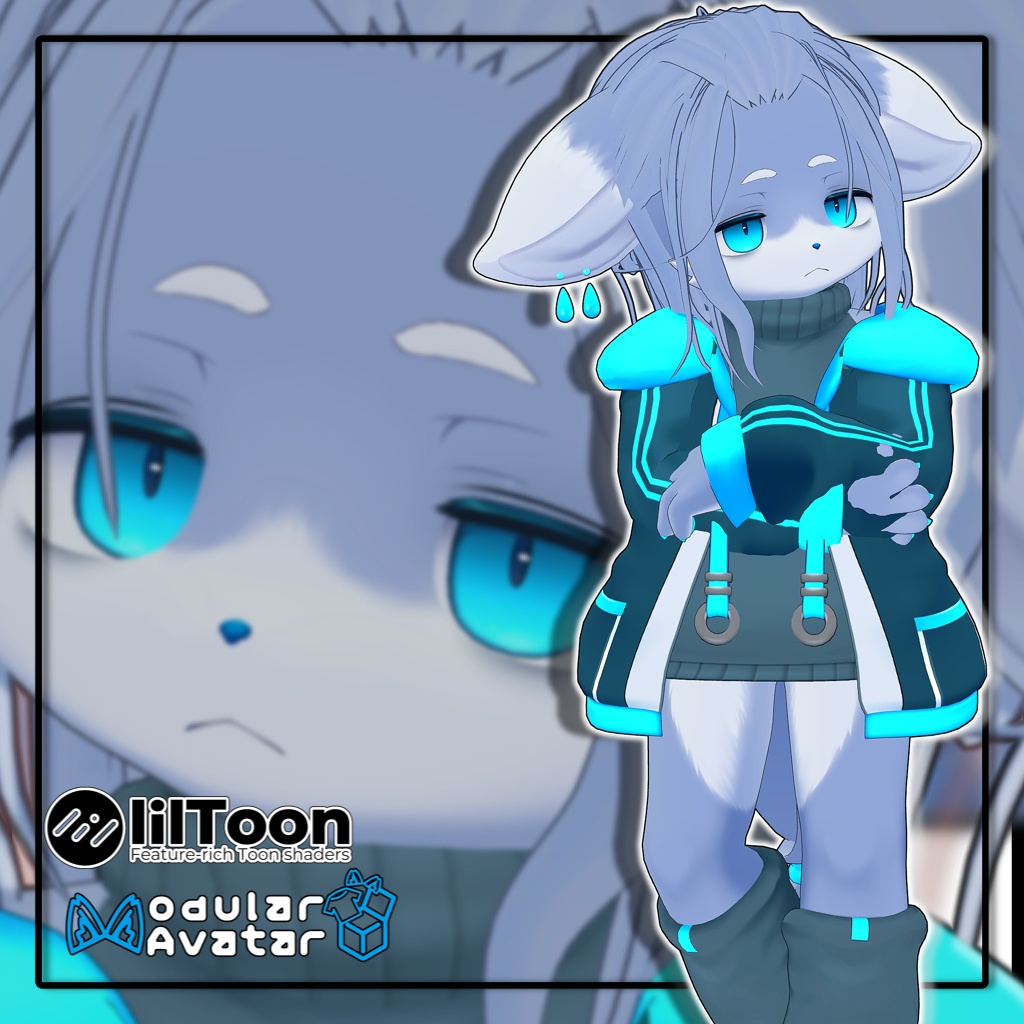 【10アバター対応】メンズポニーテール/long hair tied back【MA対応】