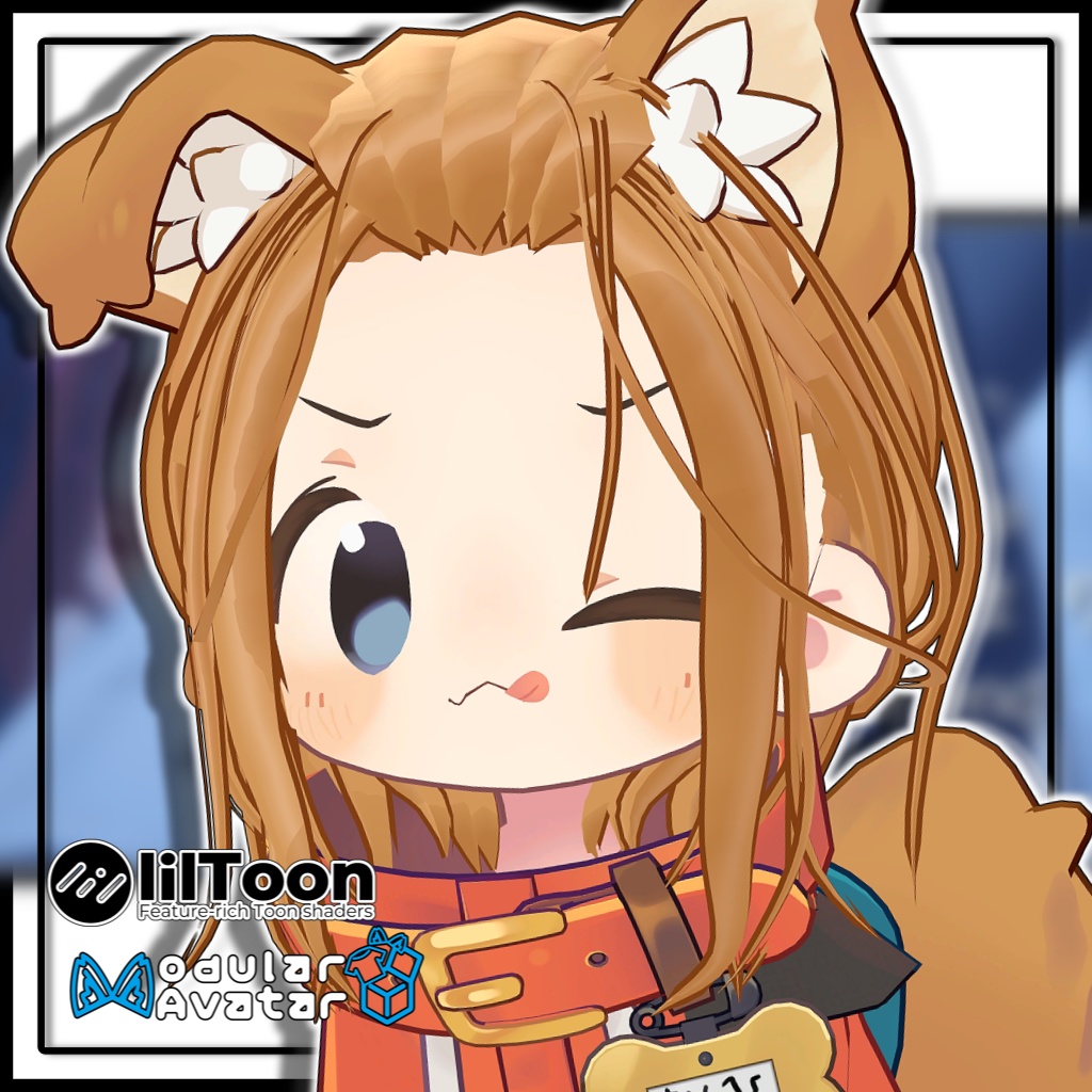 【10アバター対応】メンズポニーテール/long hair tied back【MA対応】