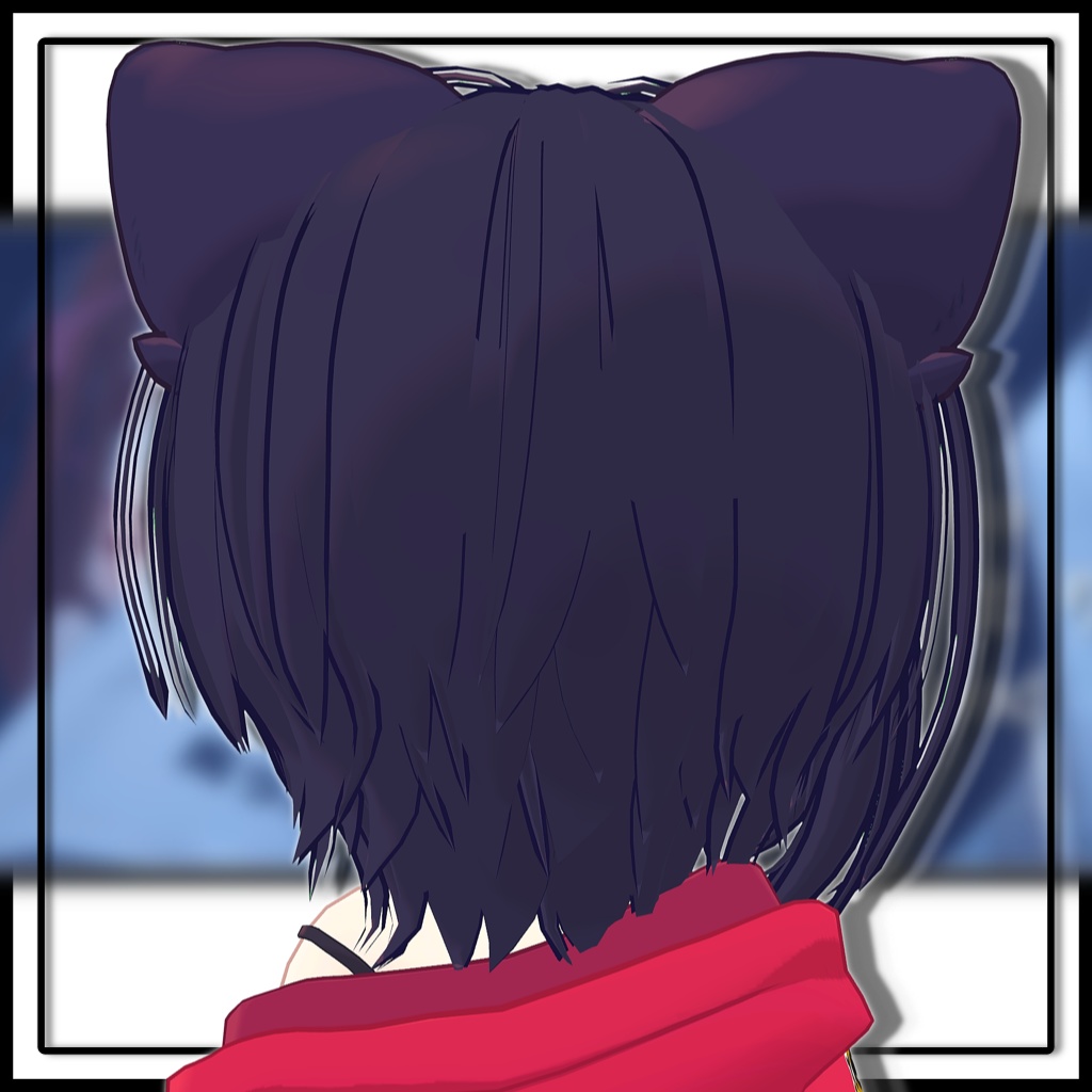 【7アバター対応】アシンメトリーヘア/Asymmetrical Hair【MA対応】