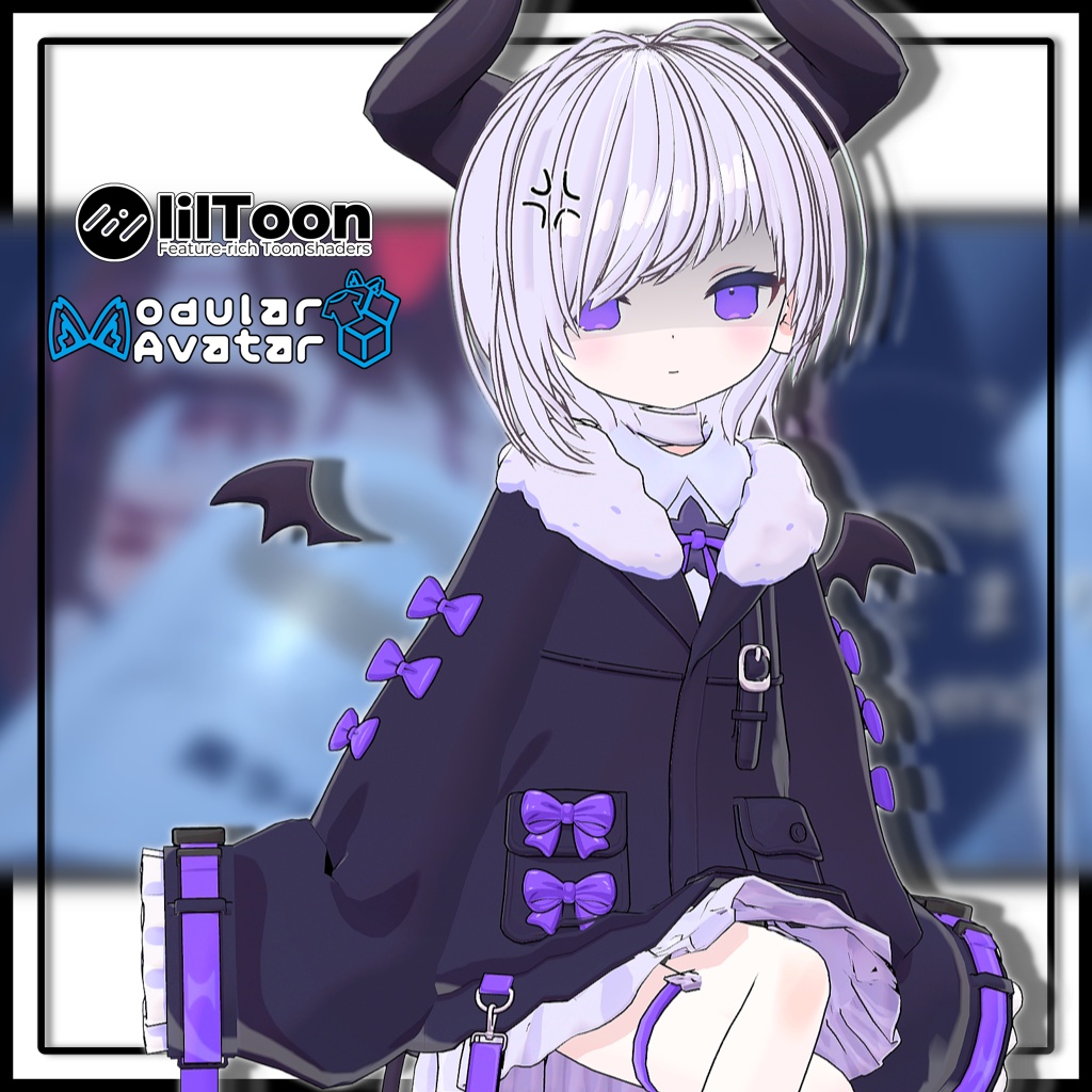 【7アバター対応】アシンメトリーヘア/Asymmetrical Hair【MA対応】