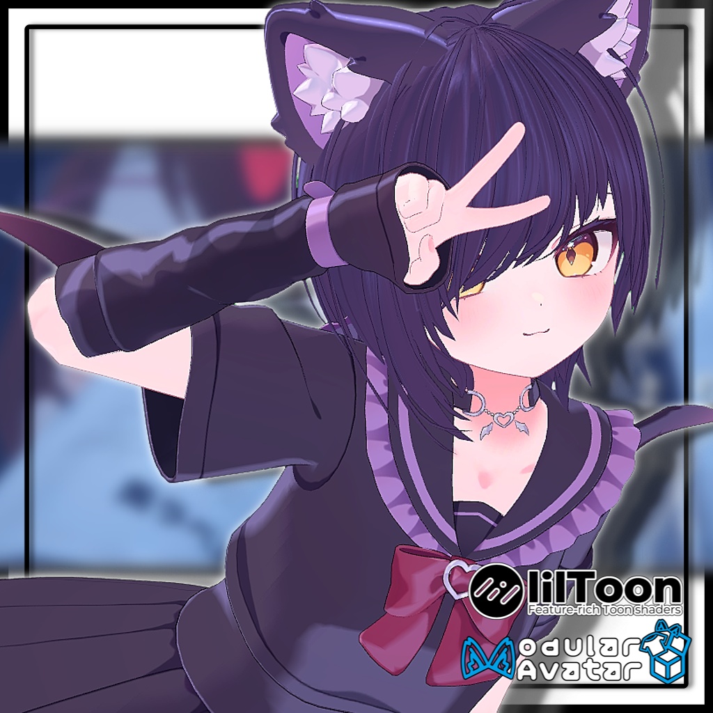 【7アバター対応】アシンメトリーヘア/Asymmetrical Hair【MA対応】