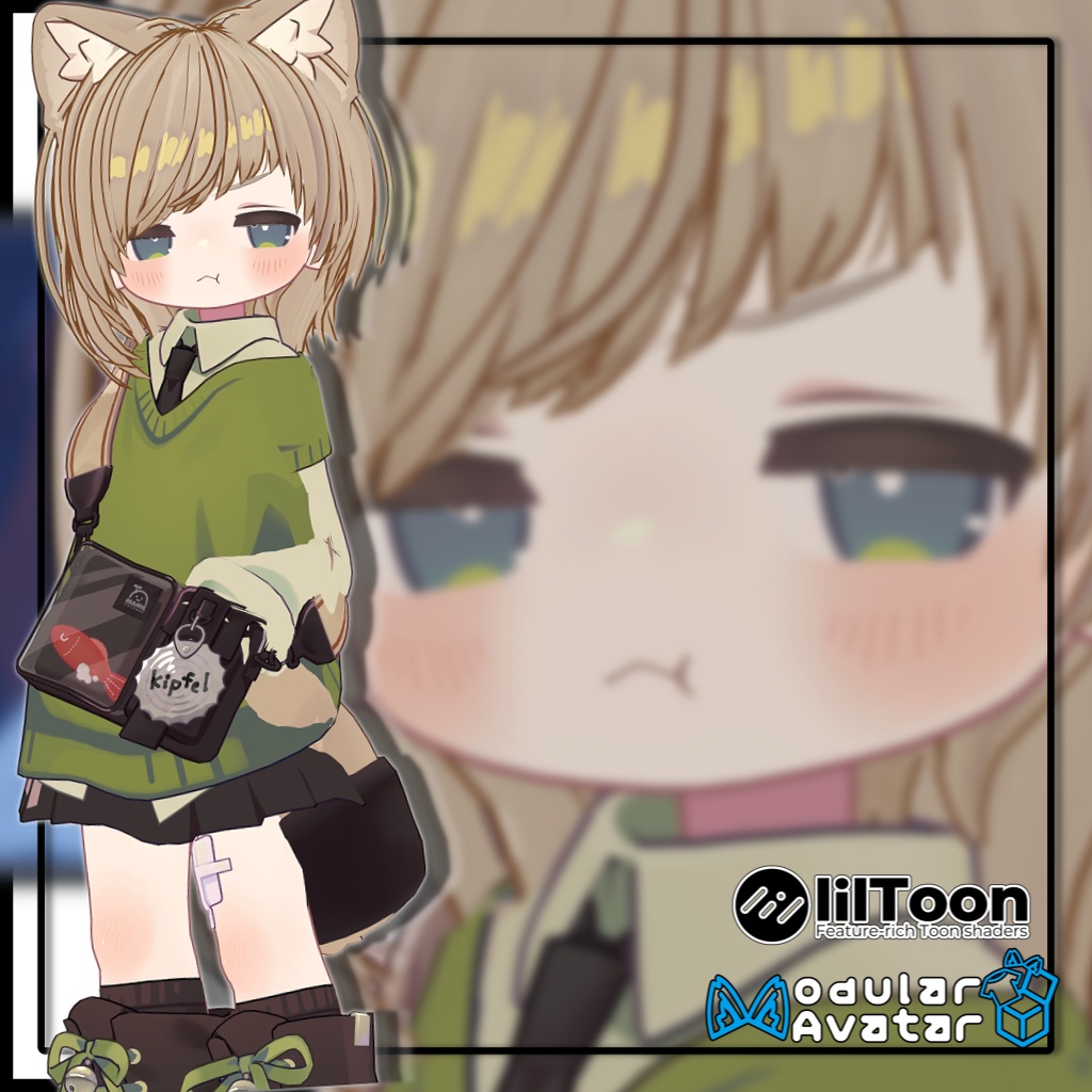 【7アバター対応】アシンメトリーヘア/Asymmetrical Hair【MA対応】