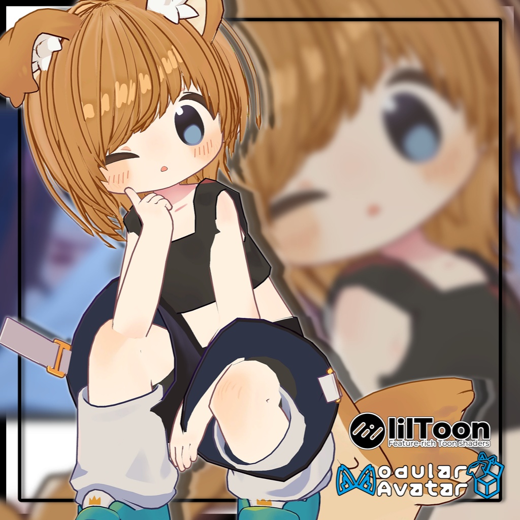 【7アバター対応】アシンメトリーヘア/Asymmetrical Hair【MA対応】