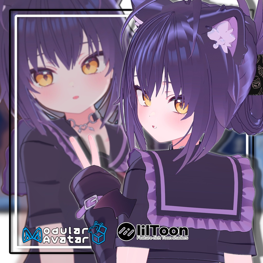 【11アバター対応】ハルキゲニアサイドアップリバースヘア【MA対応】