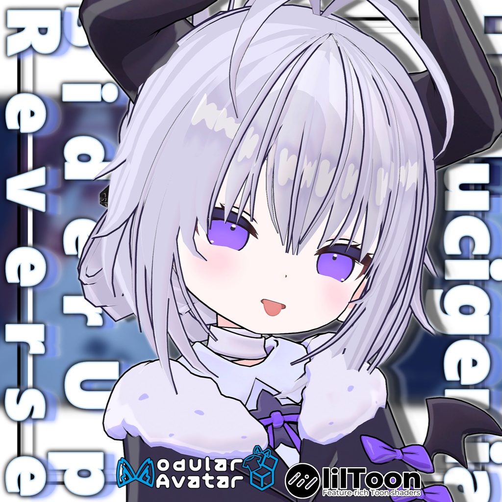 【11アバター対応】ハルキゲニアサイドアップリバースヘア【MA対応】