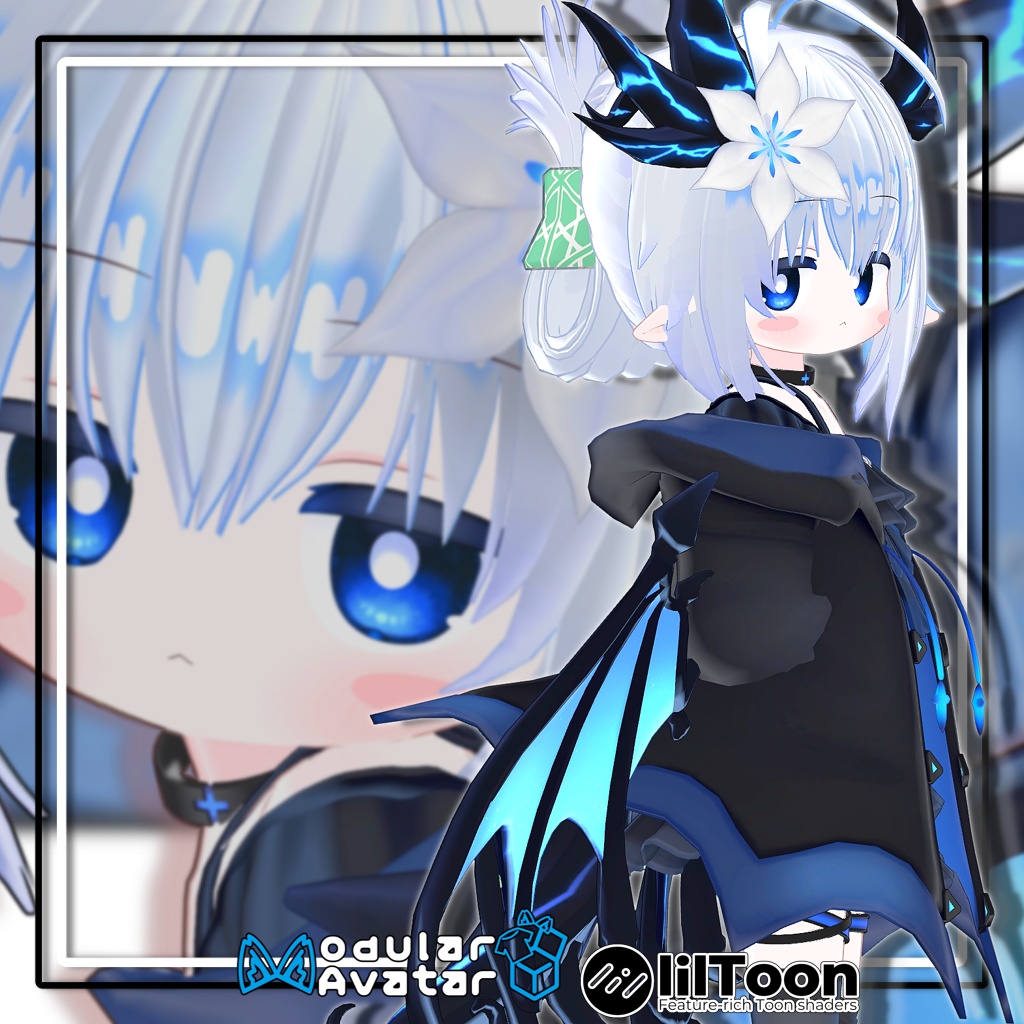 【11アバター対応】ハルキゲニアサイドアップリバースヘア【MA対応】