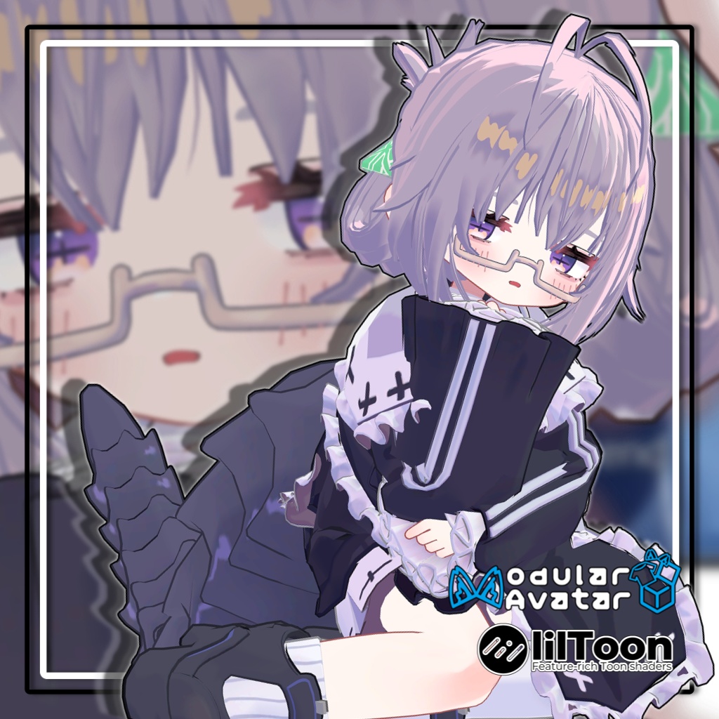 【11アバター対応】ハルキゲニアサイドアップリバースヘア【MA対応】