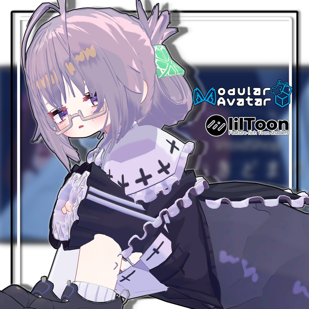 【11アバター対応】ハルキゲニアサイドアップリバースヘア【MA対応】