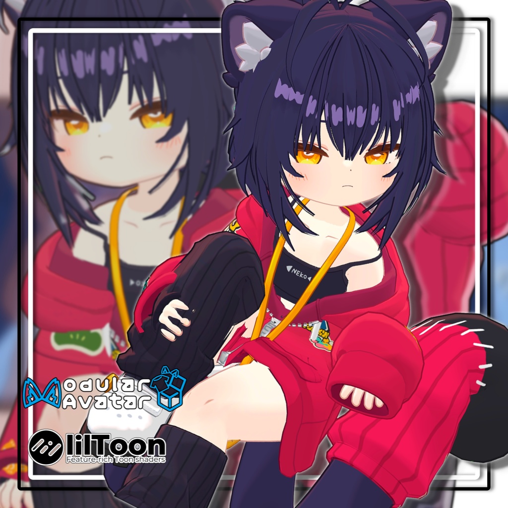 【11アバター対応】ハルキゲニアサイドアップリバースヘア【MA対応】