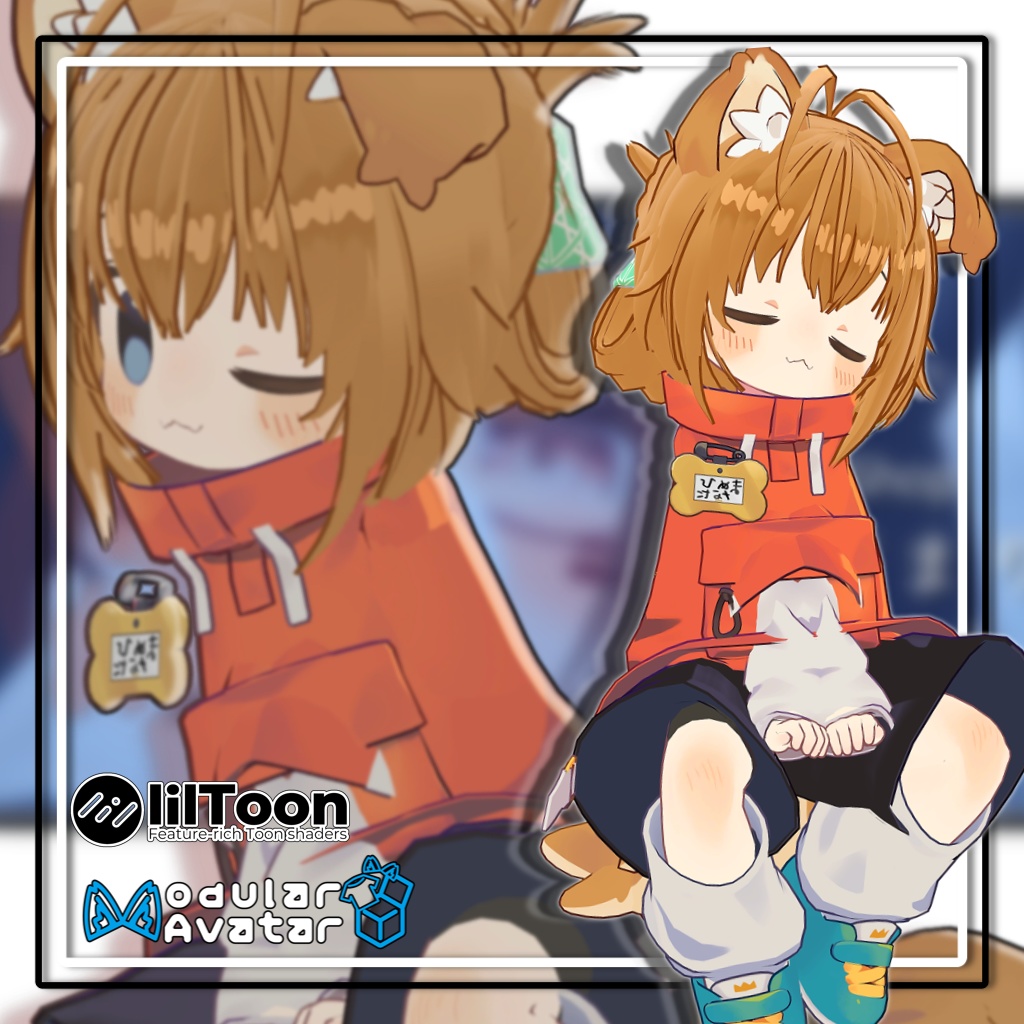 【11アバター対応】ハルキゲニアサイドアップリバースヘア【MA対応】