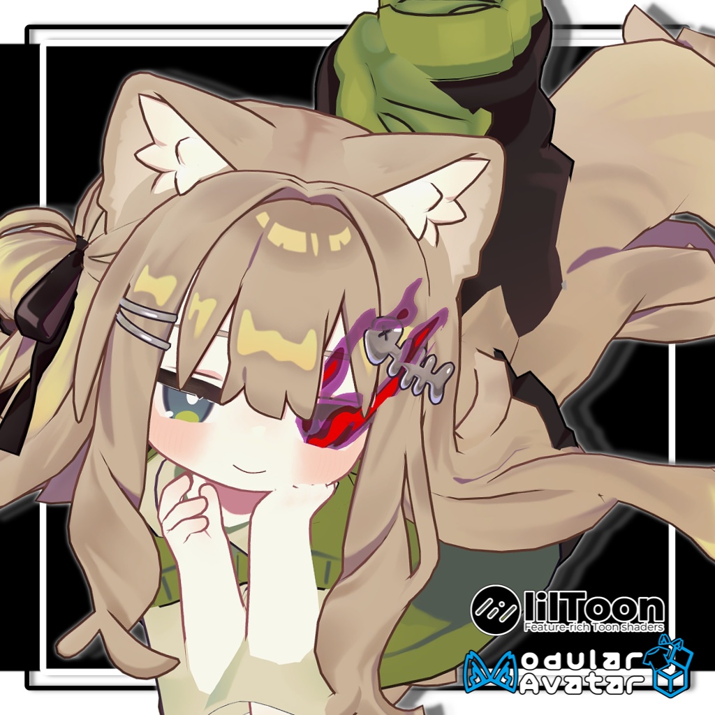 【VRC想定】アニメチックファイア【MA設定済】