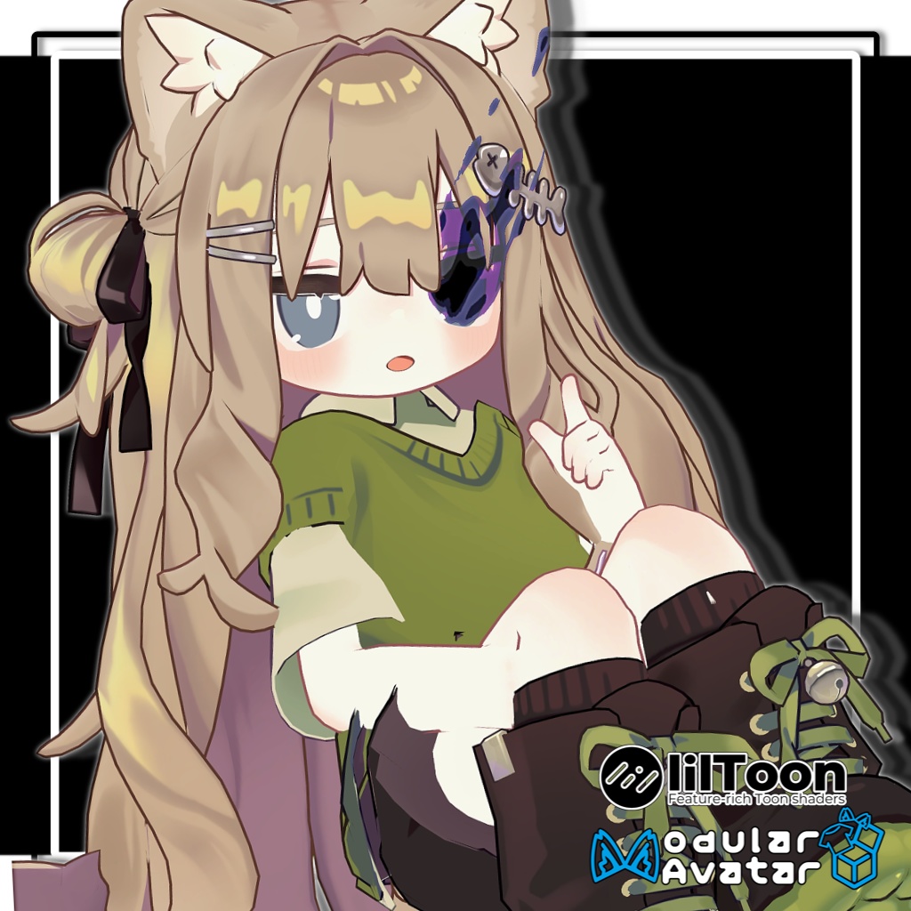 【VRC想定】アニメチックファイア【MA設定済】