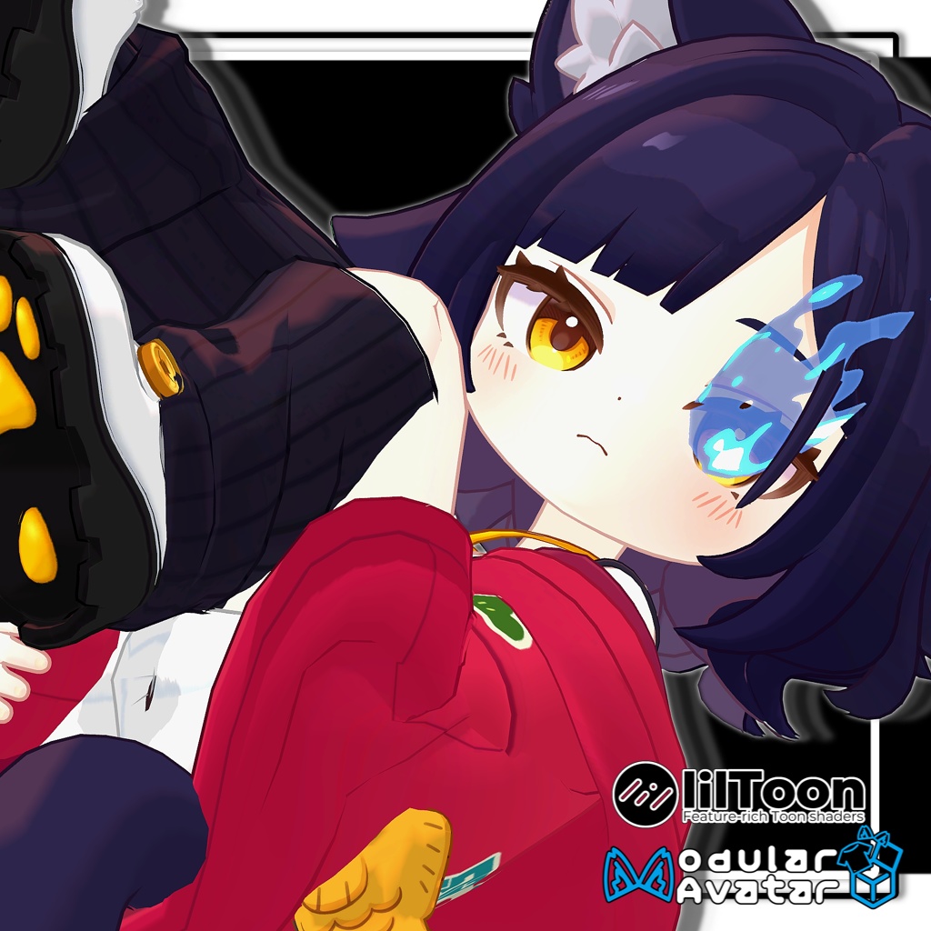 【VRC想定】アニメチックファイア【MA設定済】