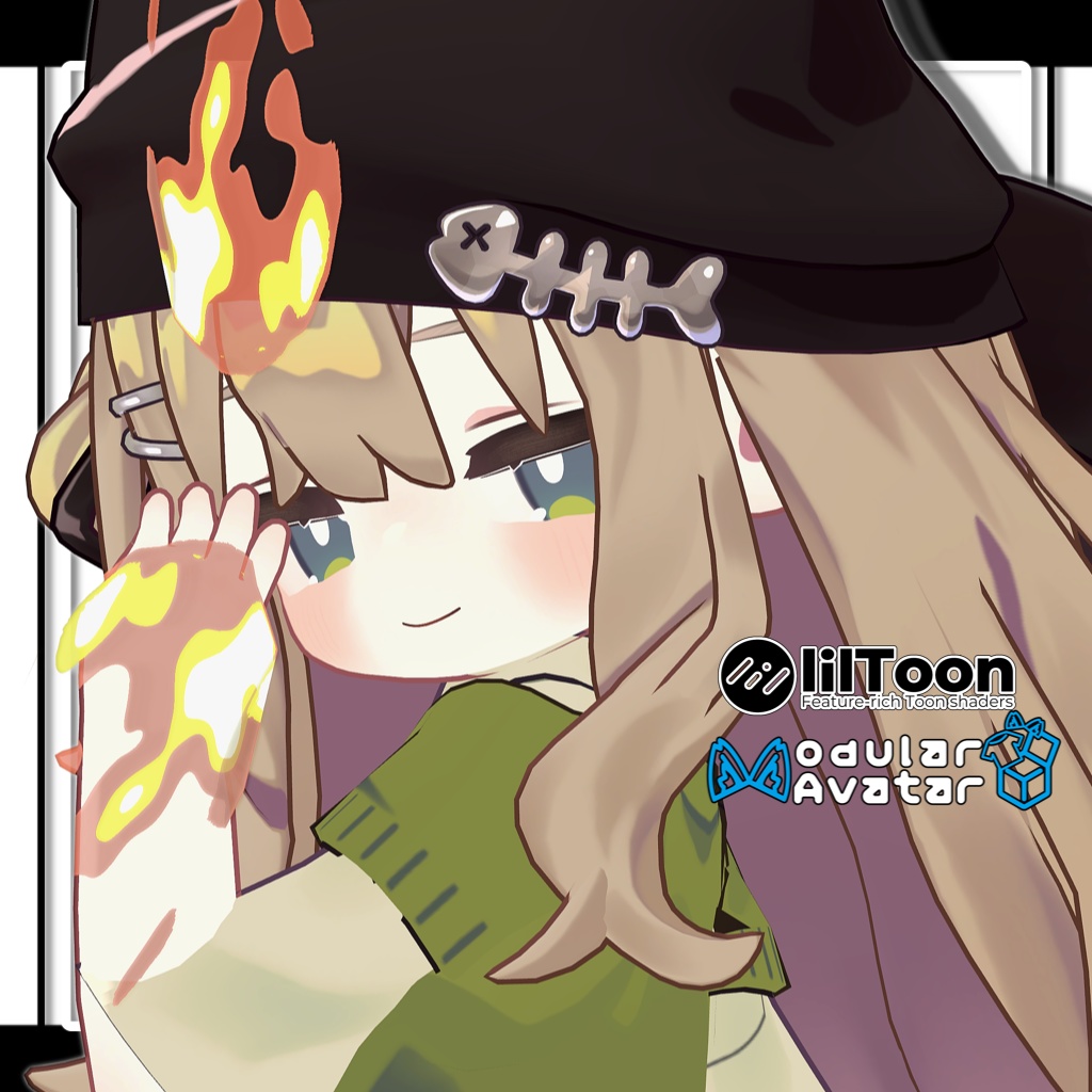 【VRC想定】アニメチックファイア【MA設定済】