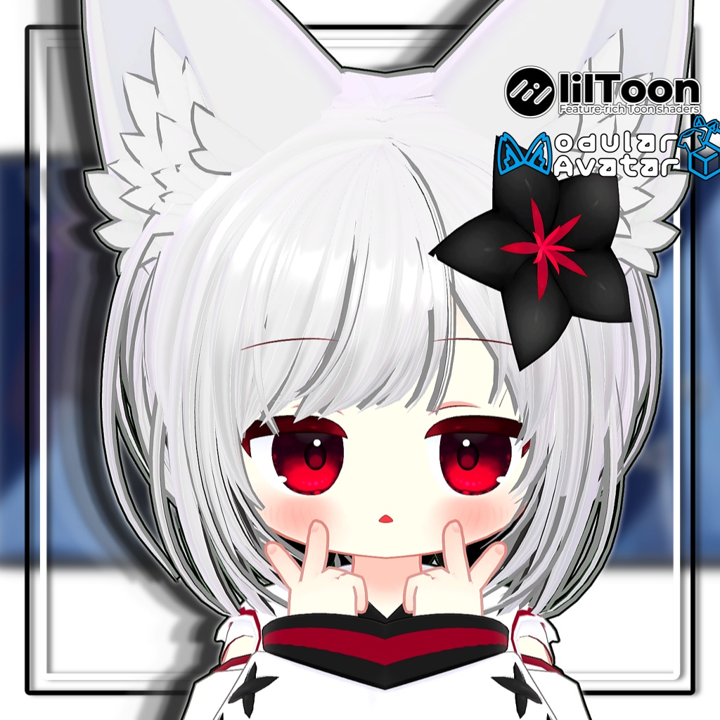 【複数アバター対応】ラウンドショートヘア【髪型】