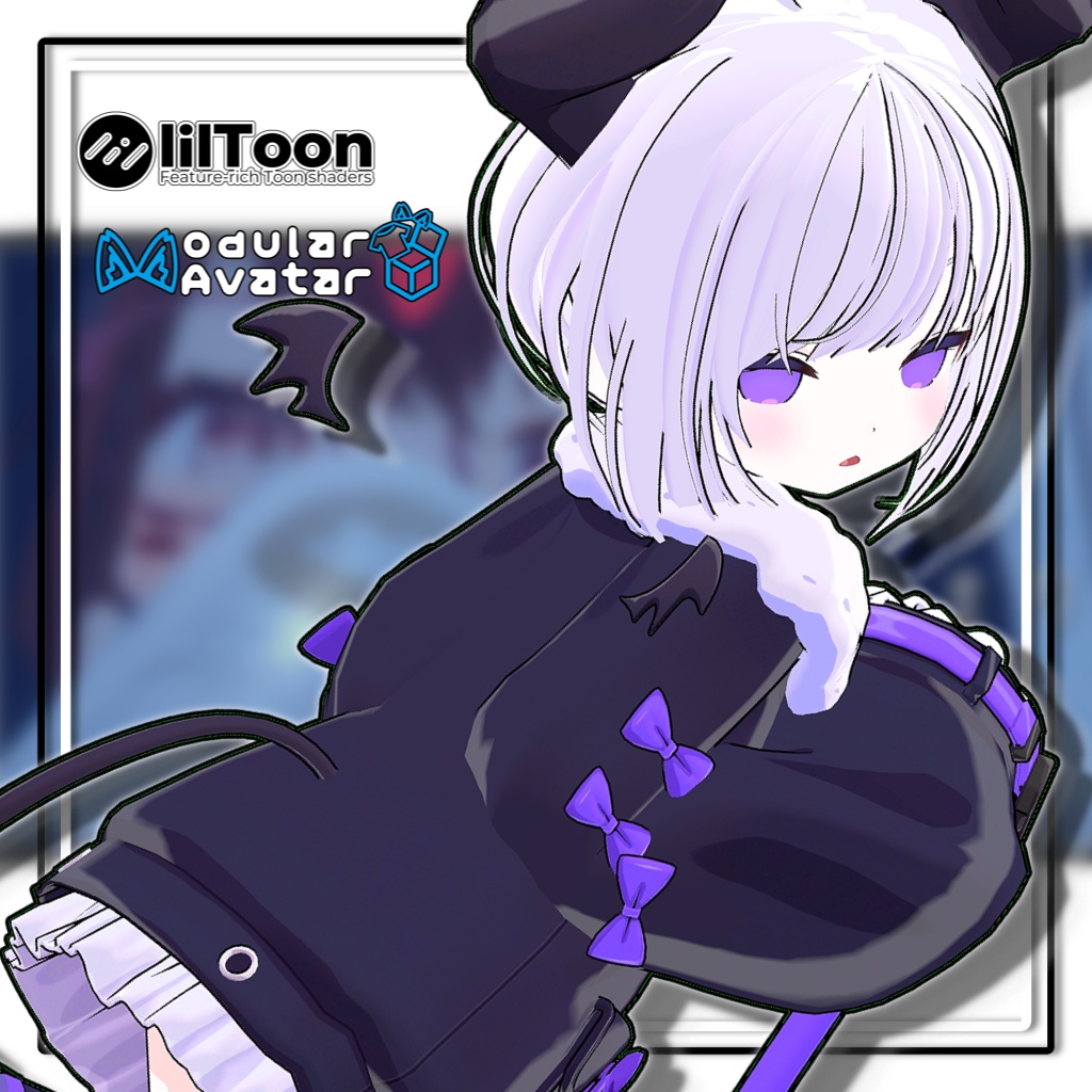 【複数アバター対応】ラウンドショートヘア【髪型】