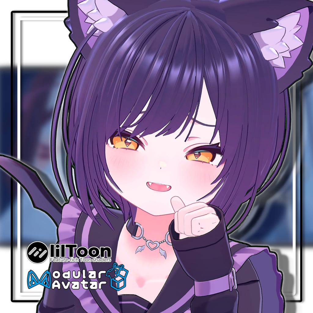 【複数アバター対応】ラウンドショートヘア【髪型】