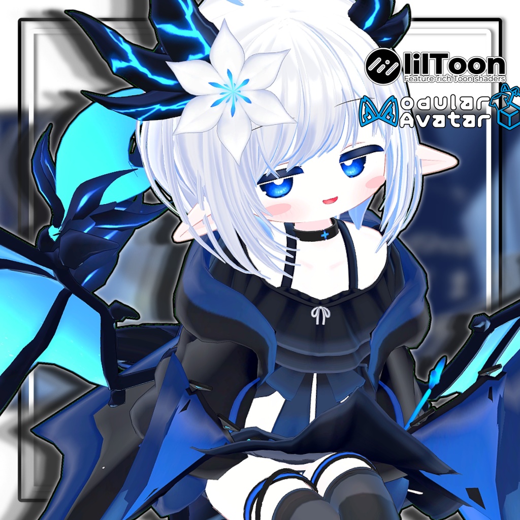 【複数アバター対応】ラウンドショートヘア【髪型】