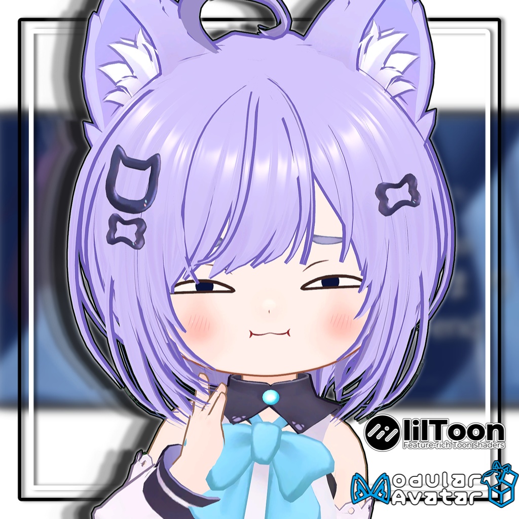 【複数アバター対応】ラウンドショートヘア【髪型】