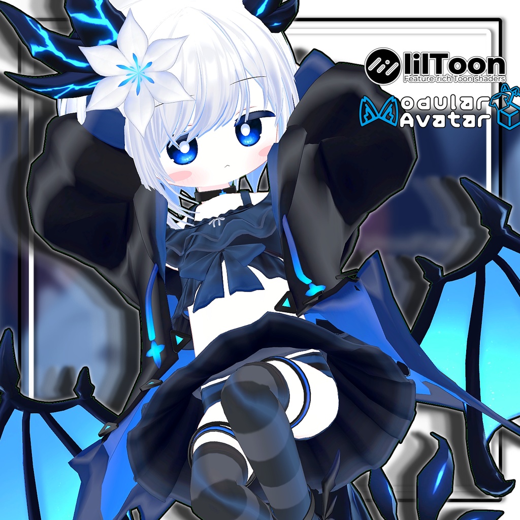 【複数アバター対応】ラウンドショートヘア【髪型】