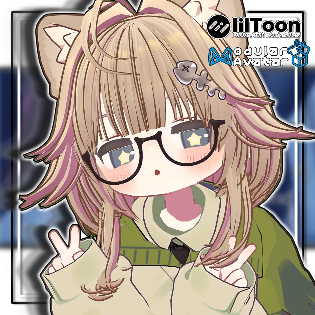 【複数アバター対応】内巻きマッシュボブアレンジ/Inward curl bob+arrangement【MA対応】