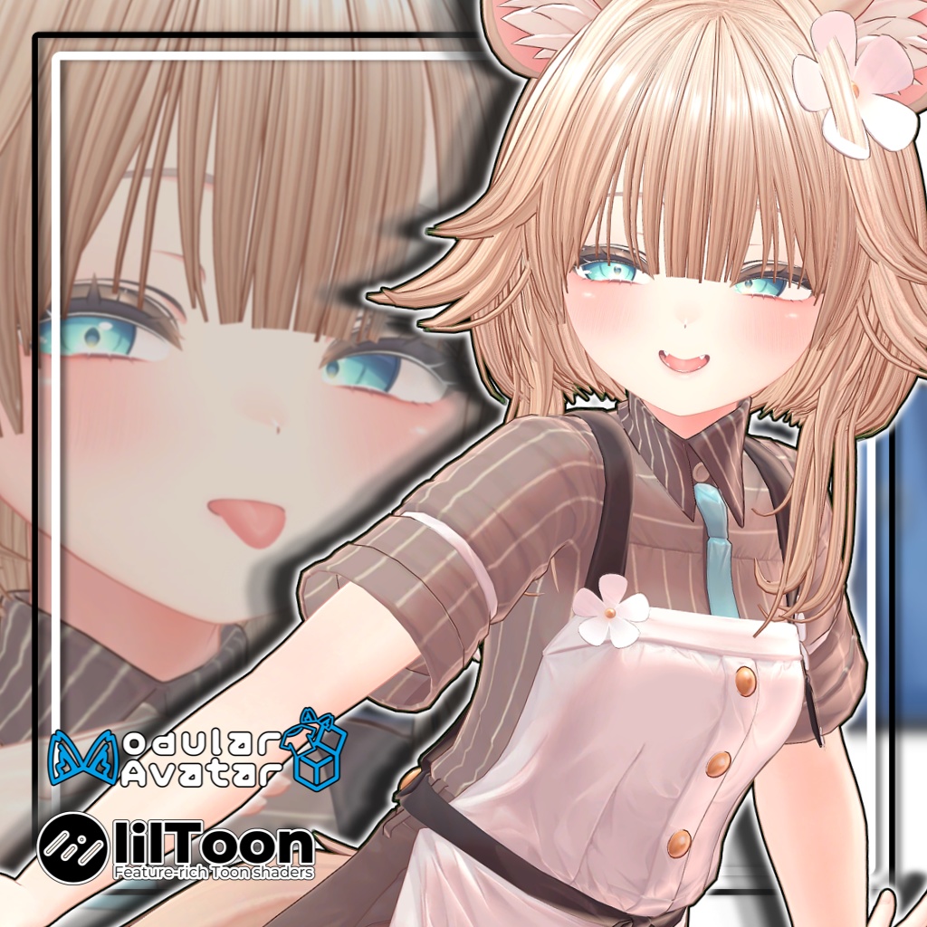 【複数アバター対応】内巻きマッシュボブアレンジ/Inward curl bob+arrangement【MA対応】