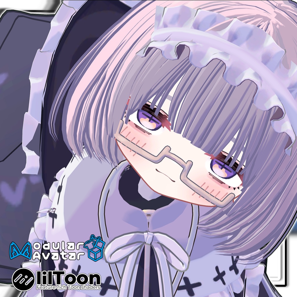 【複数アバター対応】内巻きマッシュボブアレンジ/Inward curl bob+arrangement【MA対応】