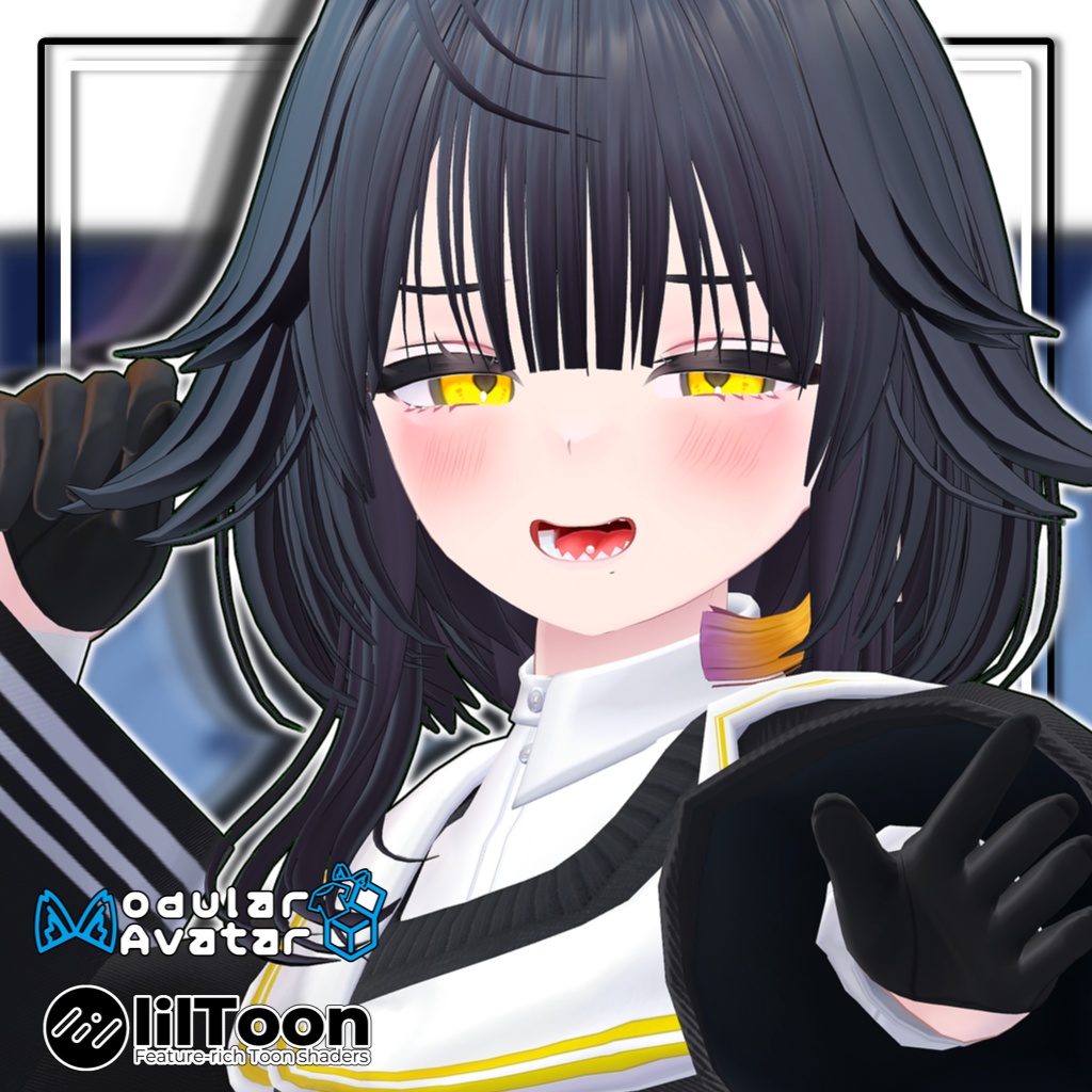 【複数アバター対応】内巻きマッシュボブアレンジ/Inward curl bob+arrangement【MA対応】