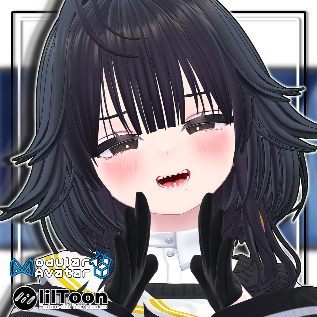 【複数アバター対応】内巻きマッシュボブアレンジ/Inward curl bob+arrangement【MA対応】