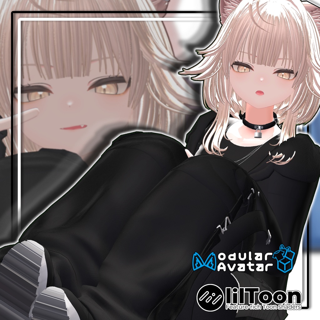 【複数アバター対応】内巻きマッシュボブアレンジ/Inward curl bob+arrangement【MA対応】