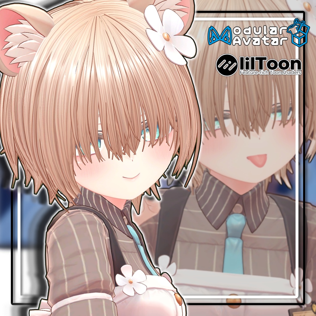 【11アバター対応】ダウナーショートヘアⅡ/Downer Short2【髪型】