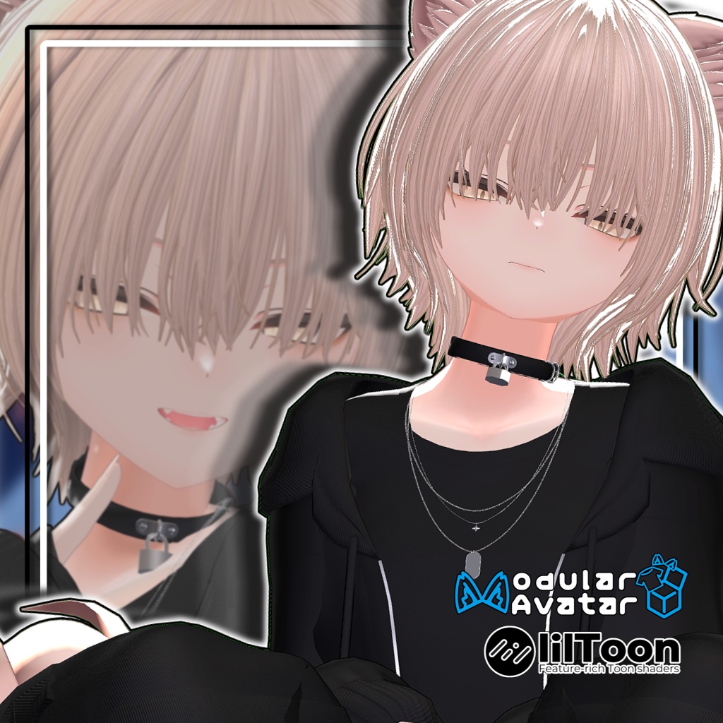 【11アバター対応】ダウナーショートヘアⅡ/Downer Short2【髪型】