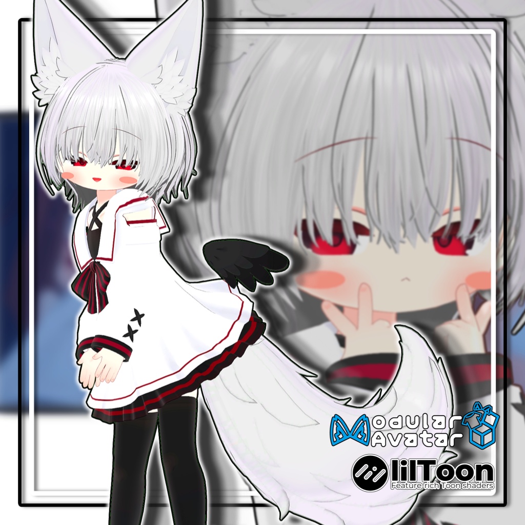 【11アバター対応】ダウナーショートヘアⅡ/Downer Short2【髪型】