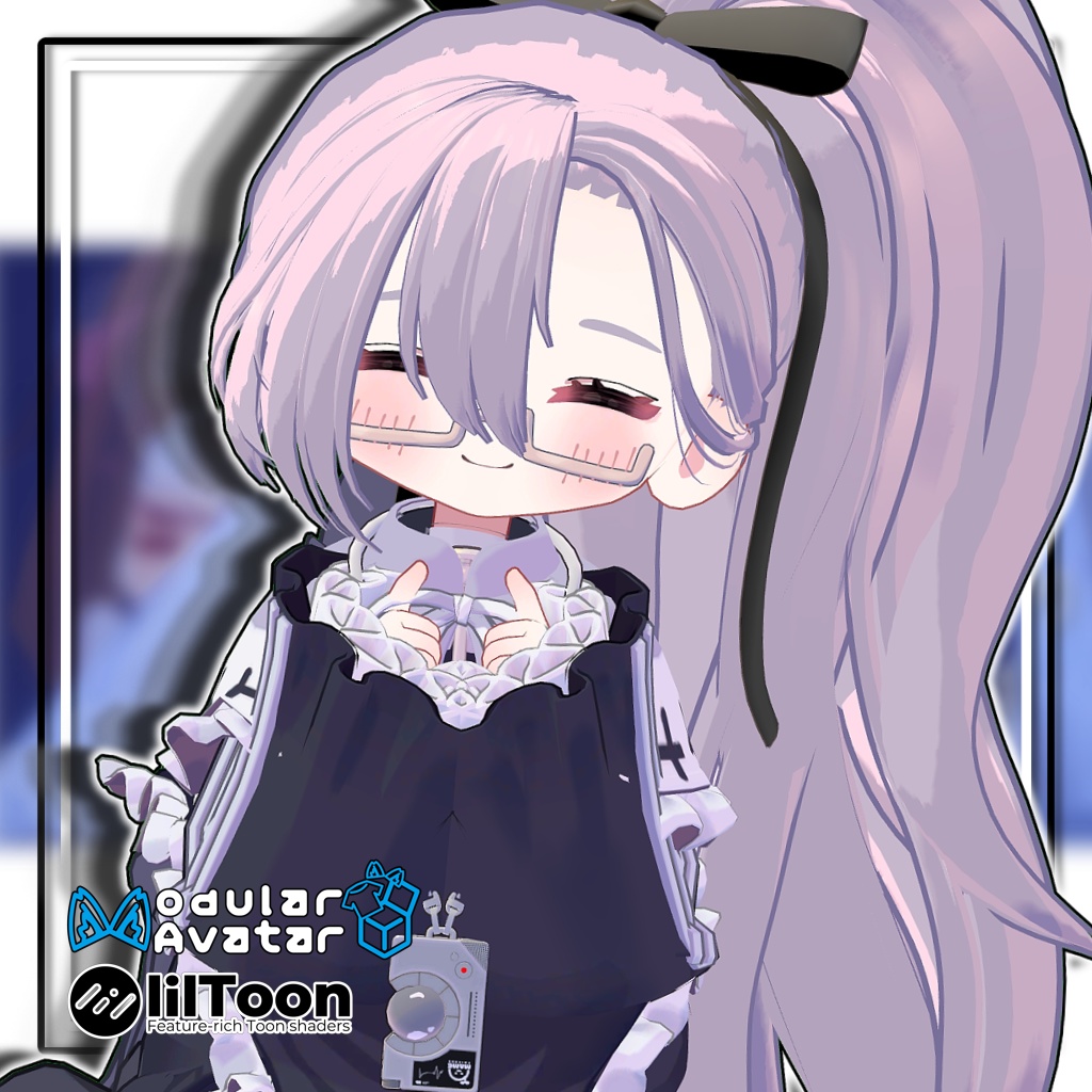 【10アバター対応】サイドテールヘア/Side Tail Hair【髪型】