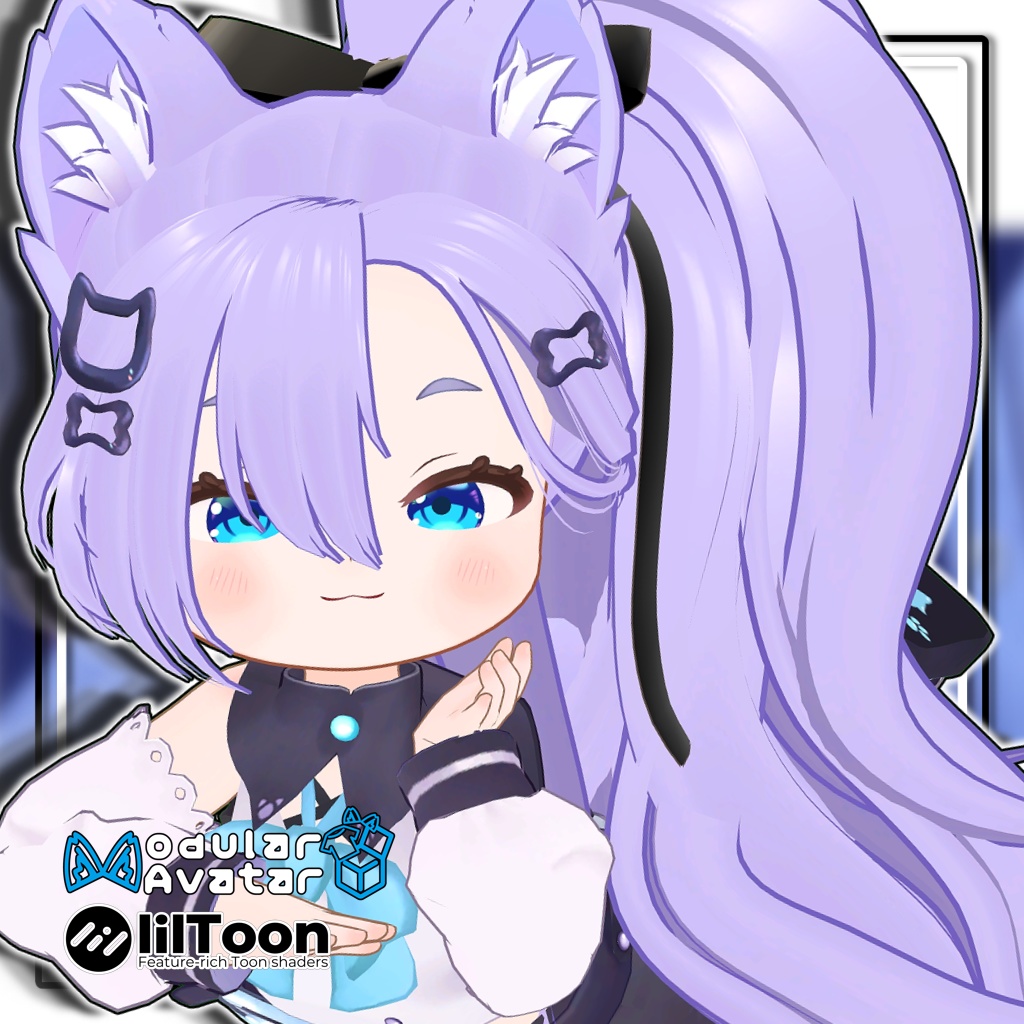 【10アバター対応】サイドテールヘア/Side Tail Hair【髪型】