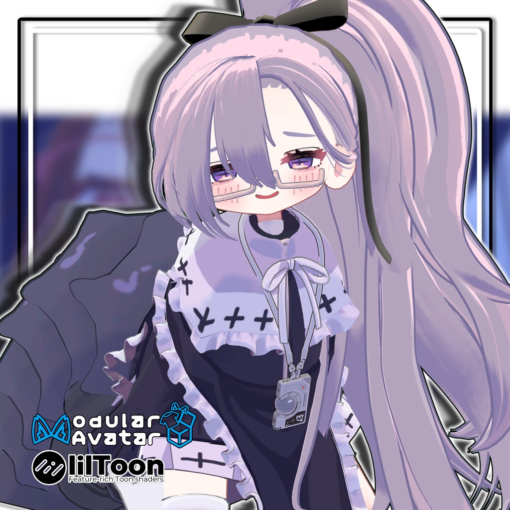 【10アバター対応】サイドテールヘア/Side Tail Hair【髪型】
