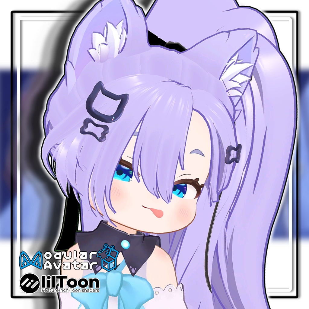 【10アバター対応】サイドテールヘア/Side Tail Hair【髪型】