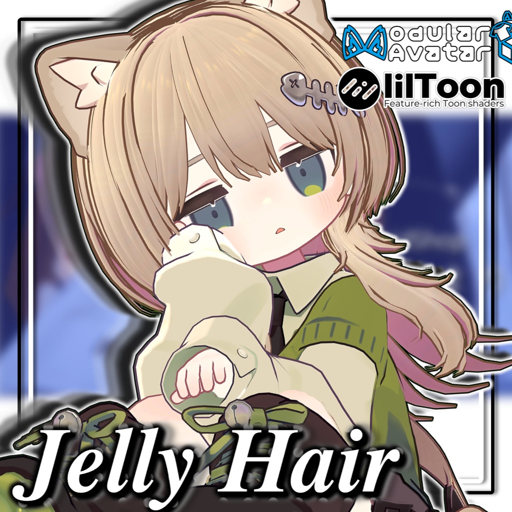 🪼【22アバター対応】くらげヘア/Jelly Hair【髪型】
