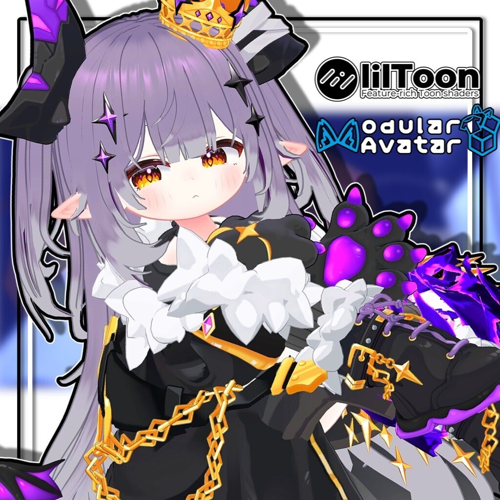 【複数アバター対応】🌸ハーフツインヘア/Half Twintails【髪型】