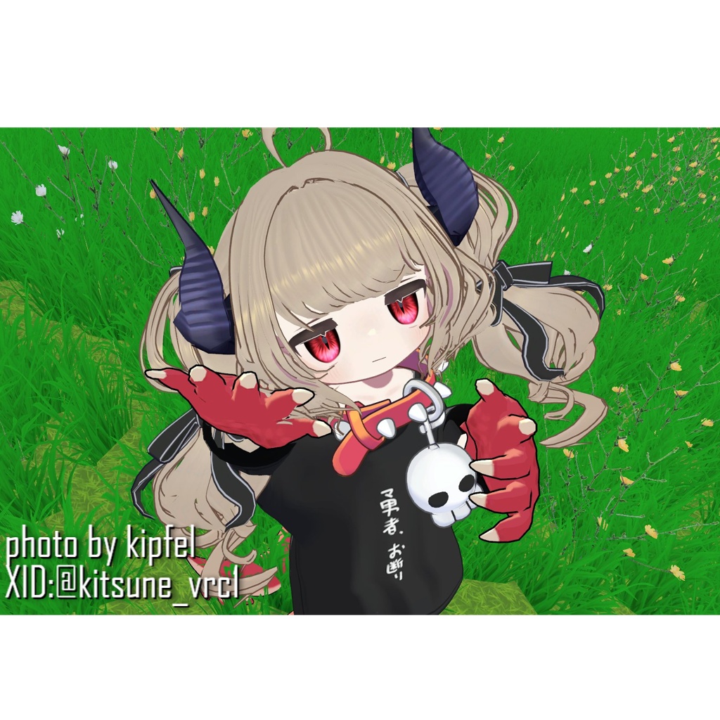 【複数アバター対応】🐉ドラゴニックふわもこツイン🎀【髪型】
