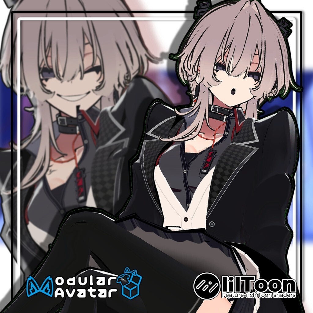 【20アバター対応】インテークウルフ/InterkWolf【髪型】
