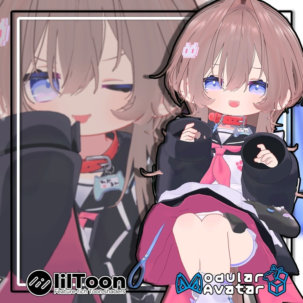 【20アバター対応】インテークウルフ/InterkWolf【髪型】