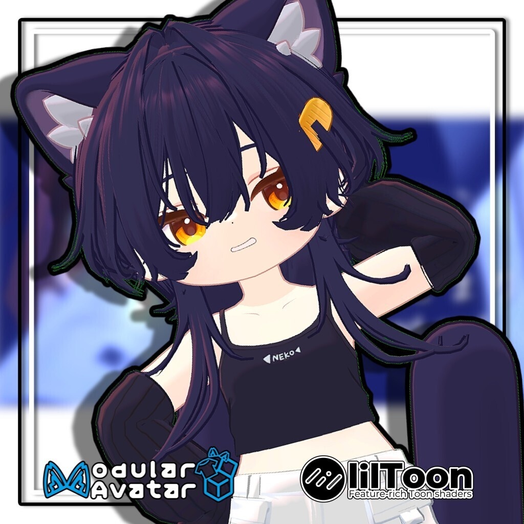 【20アバター対応】インテークウルフ/InterkWolf【髪型】
