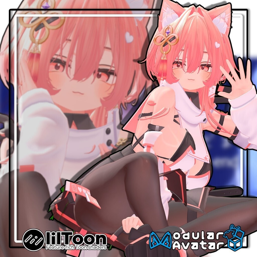【20アバター対応】インテークウルフ/InterkWolf【髪型】