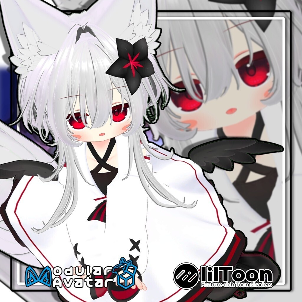 【20アバター対応】インテークウルフ/InterkWolf【髪型】