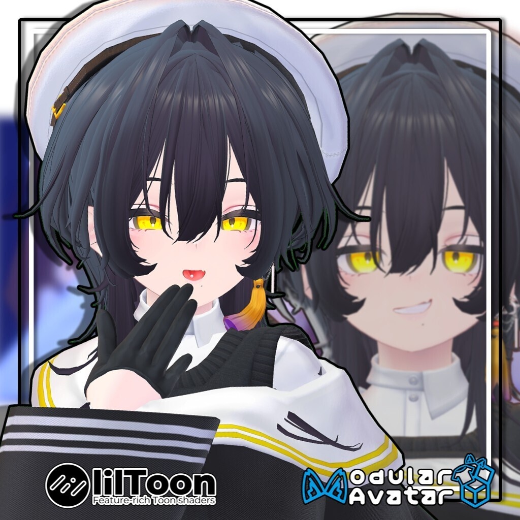 【20アバター対応】インテークウルフ/InterkWolf【髪型】