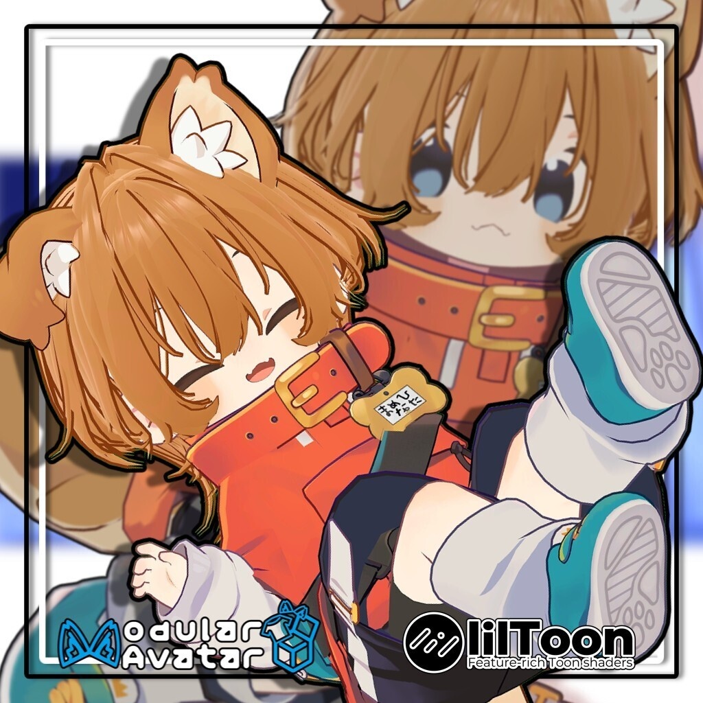 【20アバター対応】インテークウルフ/InterkWolf【髪型】