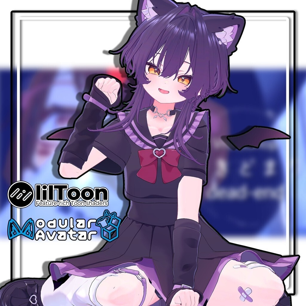 【20アバター対応】インテークウルフ/InterkWolf【髪型】